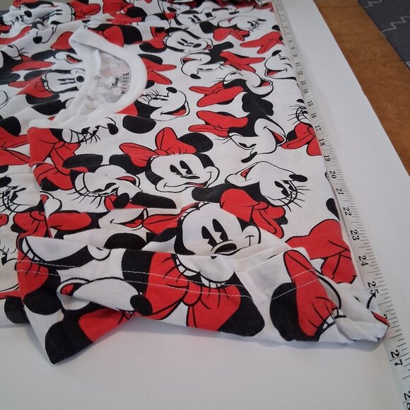 Disney Womens Minnie Mouse Top Tee Plus Size 3X Short Sleeve Crew Neck Stretch - Picture 7 of 8